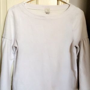 Small Target White Cream Women’s Ruffle Top Shirt
